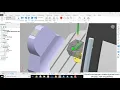 PowerMill 2019 Tutorial 4 5 Axis Port Machining Simulation G-Code with Vericut