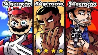 O jogo mais BONITO de CADA geração