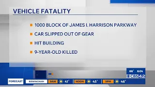 Child killed in Tuscaloosa accident