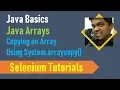 22I Java Basics for Selenium - Java Arrays