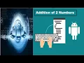 Java program to calculate sum of 2 numbers
