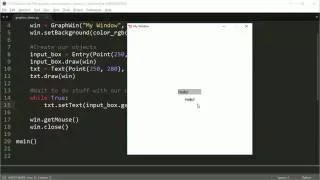 Python Graphics Programming Graphics py 4 Text boxes