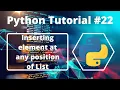 - Insert an Element at any Index of List in Python Python Tutorial in Hindi