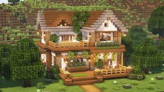 Minecraft How to Build an Aesthetic Cozy House Tutorial