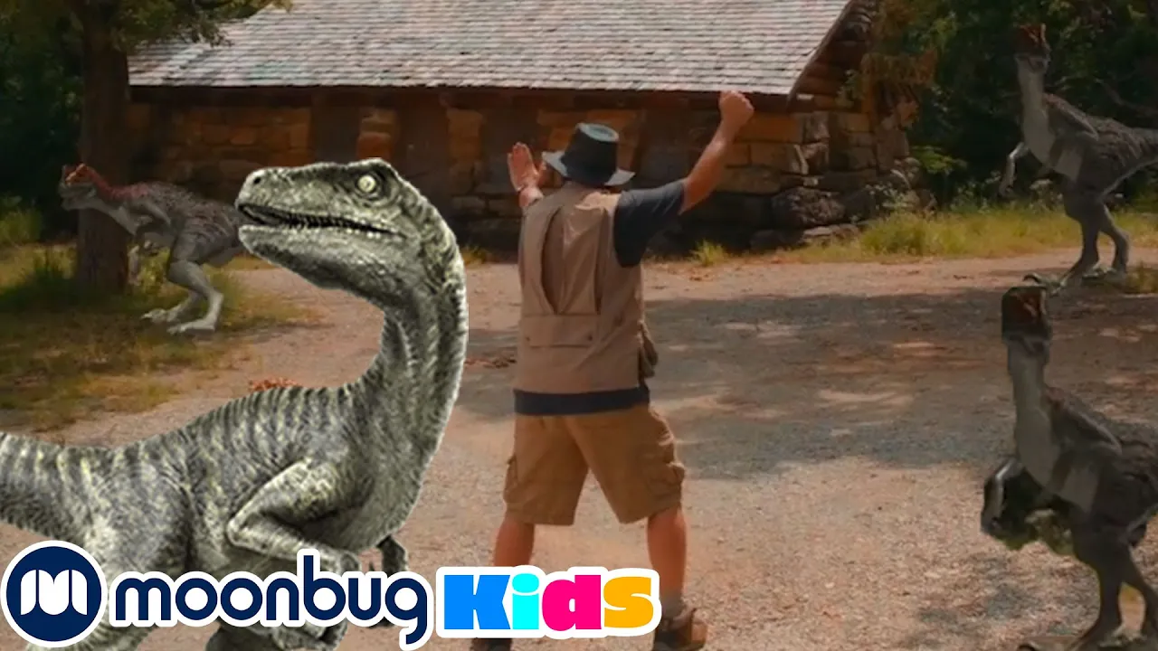 Finding Raptor Fossils and MORE! | T-Rex Ranch | Dinosaur Videos For Kids | Moonbug Kids