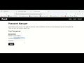 Preview of password manager using html css javascript