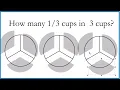How many cups are in 3 cups