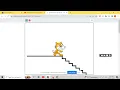 Scratch Cat falls down stairs LOUD