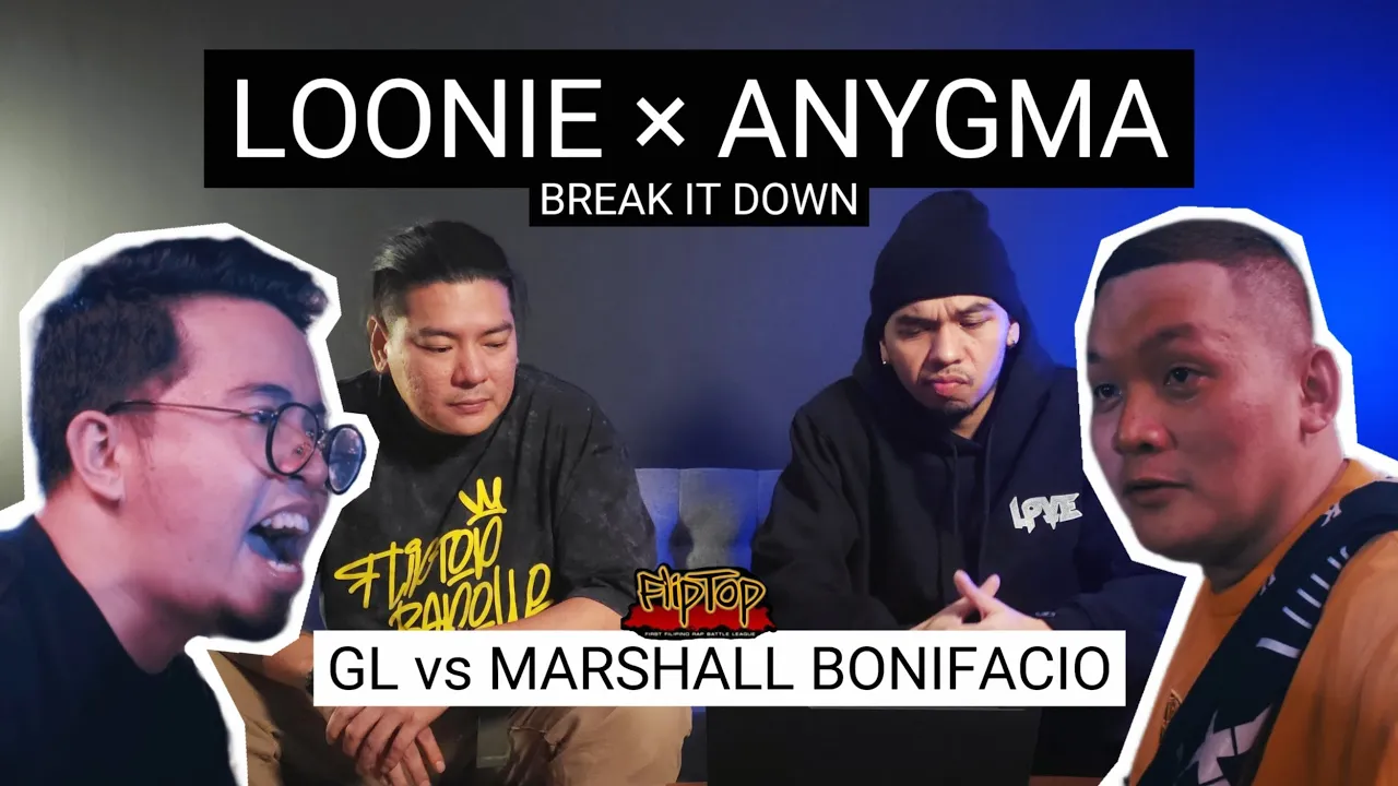 LOONIE × ANYGMA | BREAK IT DOWN: Rap Battle Review E291 | FLIPTOP: GL vs MARSHALL BONIFACIO