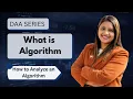 Lec 2 What is Algorithm How to Analyze an Algorithm DAA