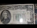 1934 20 Dollar Bill STAR NOTE