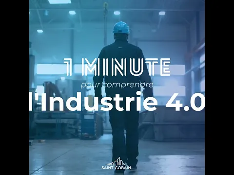 Regardez 1 minute pour comprendre l'industrie 4.0 sur YouTube.
