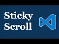 VS Code Sticky Scroll