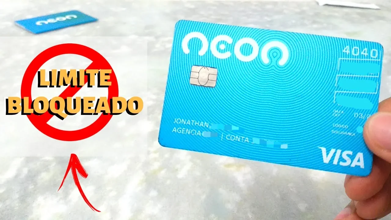 BANCO NEON BLOQUEIA LIMITE DO CARTÃO DE CRÉDITO