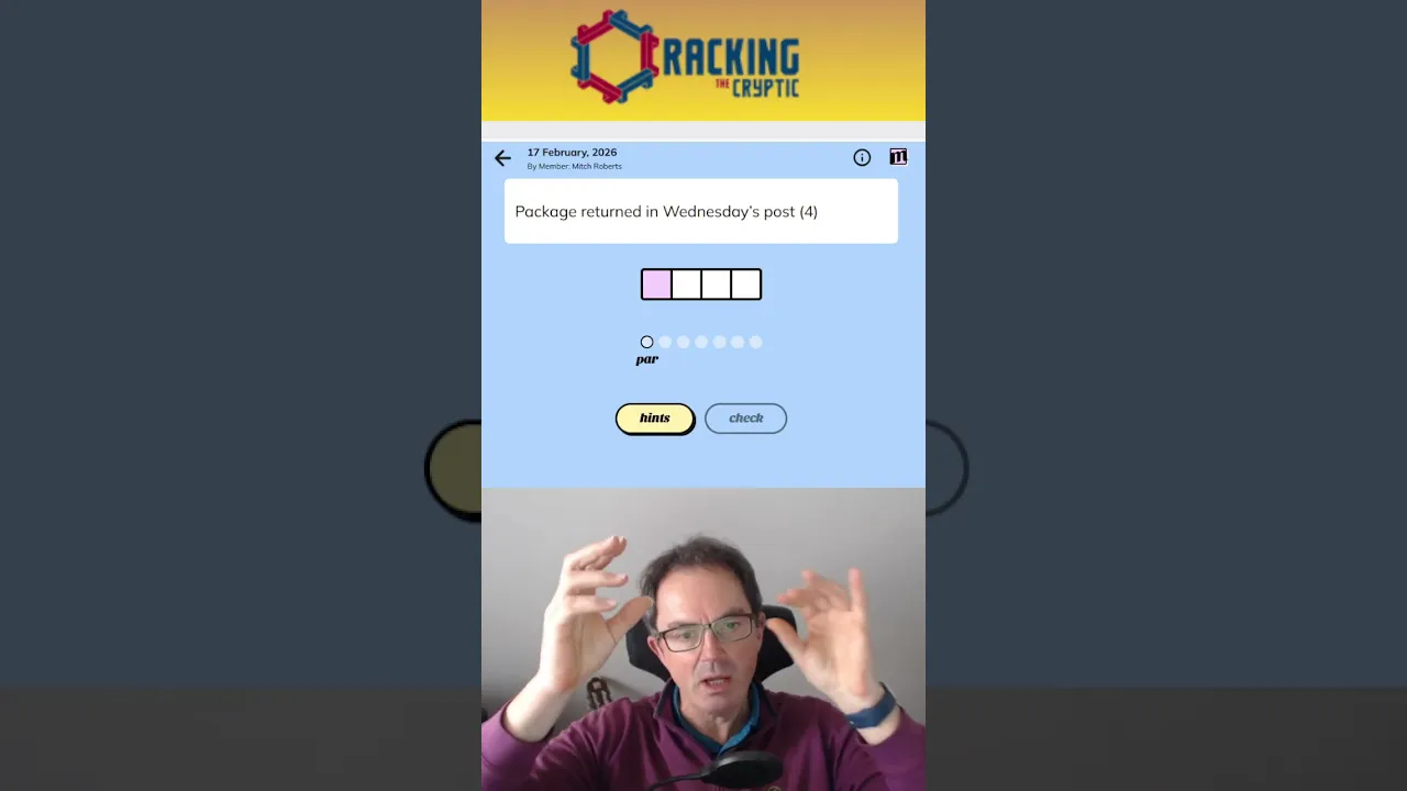 MinuteCryptic in a Minute - 17th February 2026
