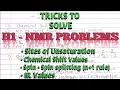 H1 NMR SPECTROSCOPY - PROBLEMS