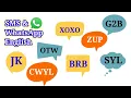 Chatting Short Words and Whatsapp Chatting Words