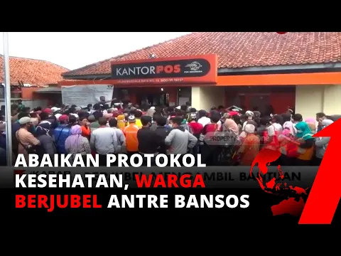 Duh! Warga Berjubel di Kantor Pos Ambil Bantuan Tanpa Protokol Kesehatan | tvOne