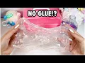 NO GLUE CLEAR SLIME How To Make NO GLUE Clear Slime NO REFRIGERATOR Needed In 5 Minutes