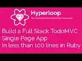 A complete Todo App in less than 100 lines of code in Ruby with Hyperloop