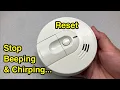 Download Lagu How to reset smoke detector \u0026 make it stop beeping \u0026 chirping randomly for no reason. MP3