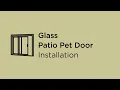 Hakuna Pets Glass Patio Pet Door Installation Guide