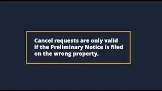 Navigating Filing Errors How to Cancel a Preliminary Notice on SCR - A User-Friendly Guide