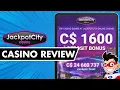 Jackpot City Casino Online Casino Review 1600 Bonus