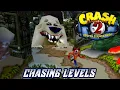 Crash Bandicoot 2 Cortex Strikes Back - All Chasing Levels