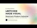 Maximum Product Subarray Explained VISUALLY Day 6 of with Educative