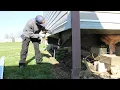 How to skirt Mobile Home Vinyl Skirting