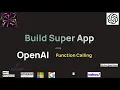 Function calling A game changer to build OpenAI Super App Langchain