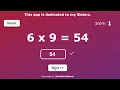 Multiplication App Using HTML CSS and JavaScript
