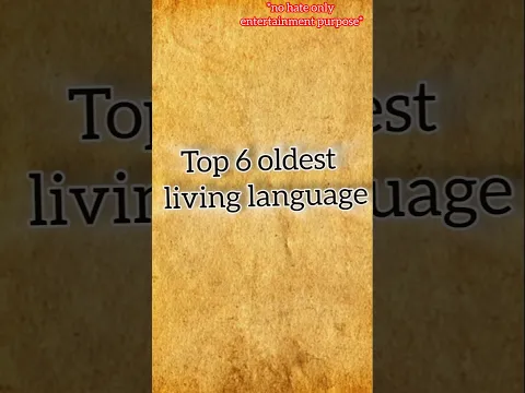 Top 6 oldest living language.#countryballs #nohate#song #support #edit #phonk.