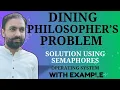 Lec-29 Dining Philosopher s Problem in Operating System - Solution using Semaphore