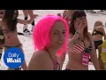 Bikini-clad skiers slide down Sochi s slopes - Daily Mail