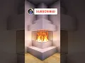 Lagu Minecraft Fireplace Build Tutorial 🔥