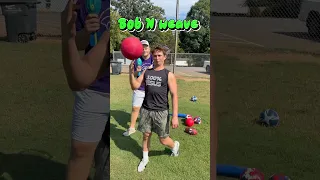 Dance Bob n Weave Dodgeball😂🕺🏼💃🪩 #sports #dodgeball #funny #game #dance