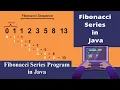 FIBONACCI SERIES IN JAVA FIBONACCI SEQUENCE JAVA TUTORIAL HOW TO PRINT FIBONACCI SERIES