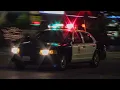 LAPD Olympic Unit Responding Code 3 Unitrol Omega 90 Siren
