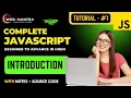 Part 1 Introduction Complete JavaScript Course with Notes and Source Code