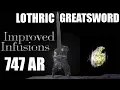 Dark Souls 3 Blessed Lothric knight Greatsword - Improved Infusions