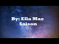 Ella Mae Saison - Till My Heartaches End (Lyrics)