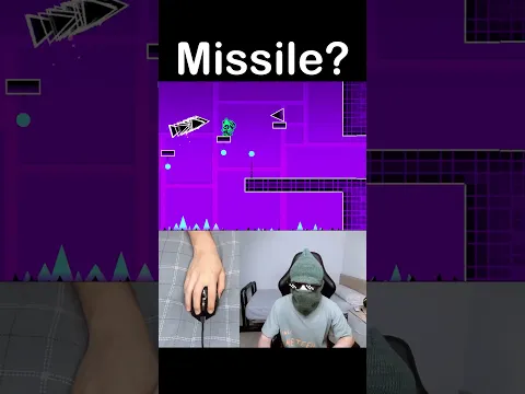 MISSILE MADNESS!? - Geometry Dash #shorts