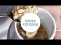 Oatmeal with Banana with the Ceramic Egg Cooker Pampered Chef