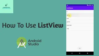 Lecture 16 How to use ListView in Android Studio