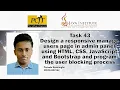 Pasindu Ranasinghe Web Programming I Module Assignment - Task 43