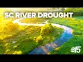 river reaches extreme low levels