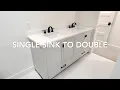 How to Install a Double Sink Vanity