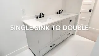 How to Install a Double Sink Vanity